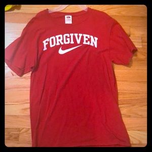 Forgiven customized Nike shirt